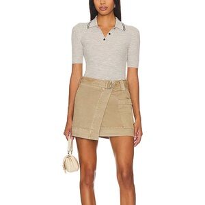 Rails Tan Mini Skirt Chic and Casual